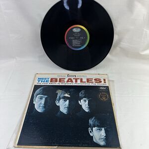 The Beatles Meet The Beatles 1983‎ RE Pop Psych Rock Capitol ST-2047 Rainbow EX